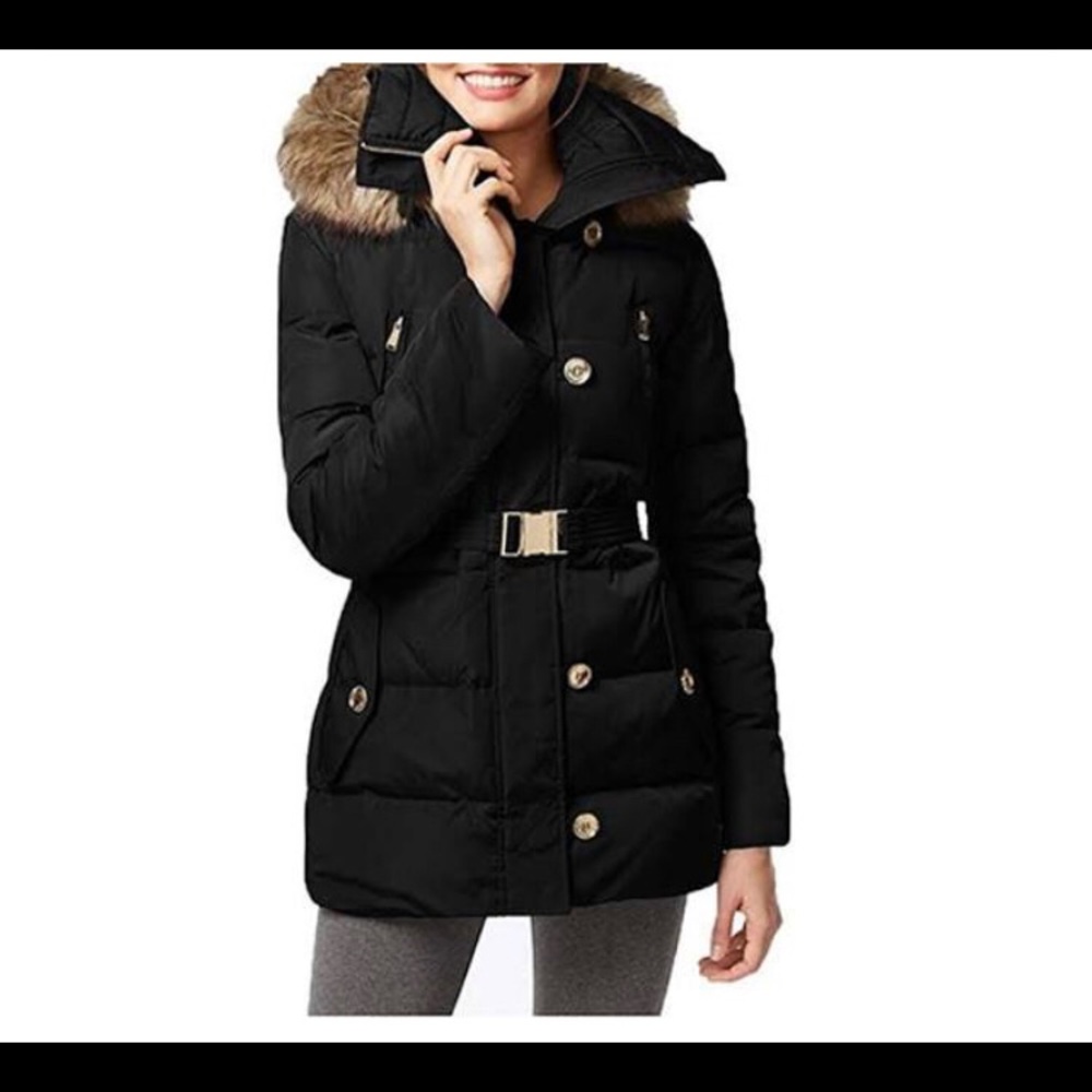 Michael Kors Buckle Coat